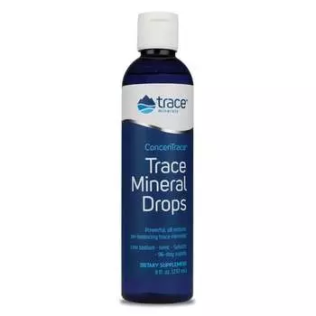 Trace Minerals Research, Капли Trace Minerals с исследовательской концентрацией, 237 мл