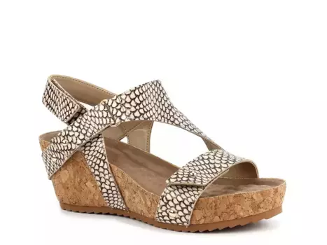 Traci Wedge Сандалии Ros Hommerson, Roccia Snake Print