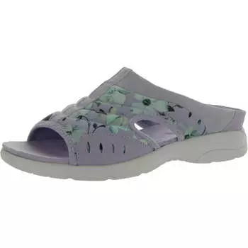 Traciee 7 женские сандалии-слайды с цветочным принтом и мягкой стелькой Easy Spirit, светло-фиолетовый