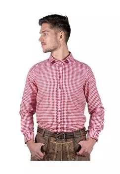 Традиционная клетчатая рубашка EDELNICE, красный