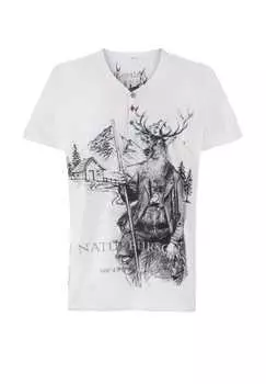 Традиционная рубашка натурбурш Stockerpoint, белый