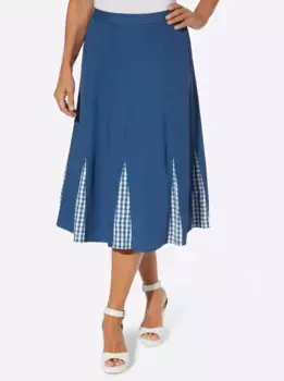 Традиционная юбка Classic Basics, джинсовый