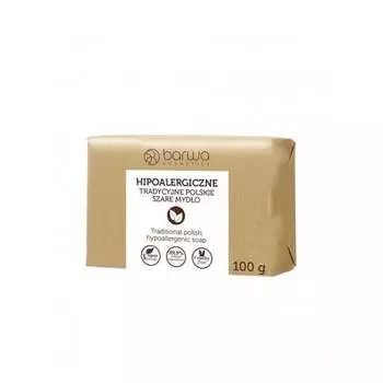 Традиционное польское серое мыло, 100 г. Barwa