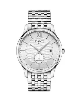 Традиционные часы, 40 мм Tissot, цвет Silver