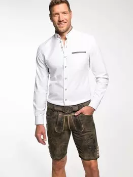 Традиционные рубашка энгадина Spieth & Wenksy, белый