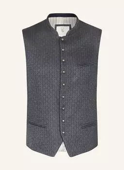 Традиционный джинсовый жилет приталенного кроя Johann & Johanna, синий