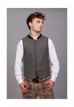 Традиционный жилет Fritz дымчато-серый - зеленый Edelnice, серый