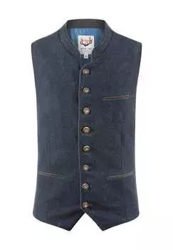 Традиционный жилет с пуговицами содержание шерсти Stockerpoint, серый