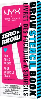 Трафарет для бровей Zero To Brow 02 Thick Brow 1 шт. NYX PROFESSIONAL MAKEUP