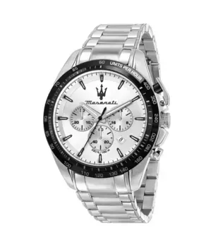 Traguardo R8873612049 стальные мужские часы с серебряным ремешком Maserati, серебряный