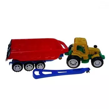 Трактор с ручкой LESZKO