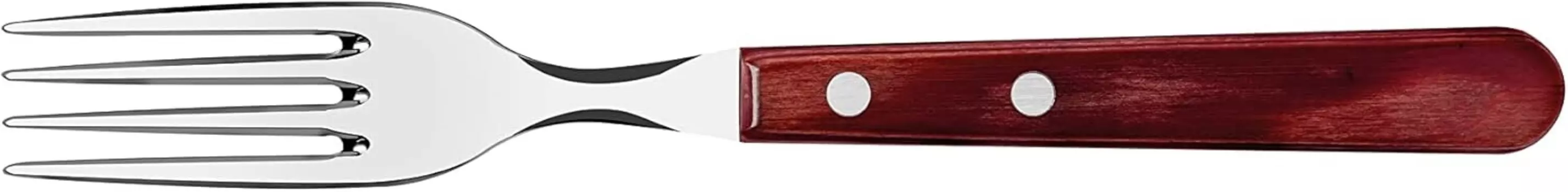 Tramontina 21136/070 Столовая вилка TRAMONTINA Polywood Jumbo, 8,5 дюйма (21,5 см), красная, можно мыть в посудомоечной машине, производство Бразилия, Red