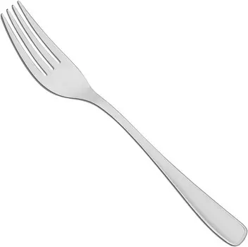 Tramontina 63965/020 Настольная вилка Continental, 7,9 дюйма (20 см), полностью нержавеющая сталь, можно мыть в посудомоечной машине, прочная, легкая, сделано в Бразилии, серебристая, Silver