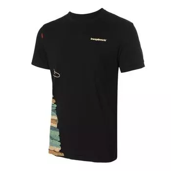 Trangoworld Tolarp Мужская футболка с коротким рукавом черная
