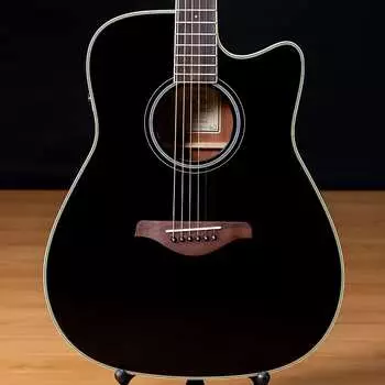 Трансакустическая гитара Yamaha FGC-TA — черная SN IIM201794 FGC-TA - Black