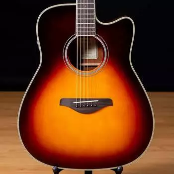 Трансакустическая гитара Yamaha FGC-TA — коричневый Sunburst SN IHP171548 FGC-TA - Brown Sunburst