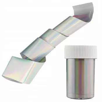 Трансферная фольга 100 см зеркальная хром голографическая №1, AllePaznokcie