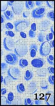 Трансферная фольга 1 метр, рисунок №127 - для декорирования гибридными лаками, УФ-гелями и акрилом - упакована в тубус., AlleBeauty