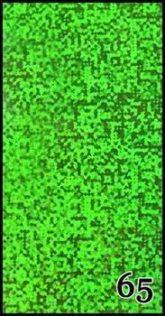 Трансферная фольга 1 метр, рисунок №65 - для декорирования гибридными лаками, УФ-гелями и акрилом - упакована в тубус., AlleBeauty