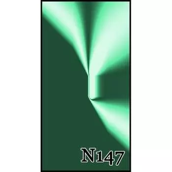 Трансферная фольга 1 метр, рисунок № N147 - для декорирования гибридными лаками, УФ-гелями и акрилом - упакована в тубус., AlleBeauty