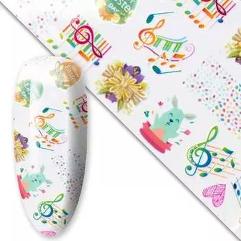 Трансферная фольга, Пасха 100 см №14 MollyLac, Molly Lac