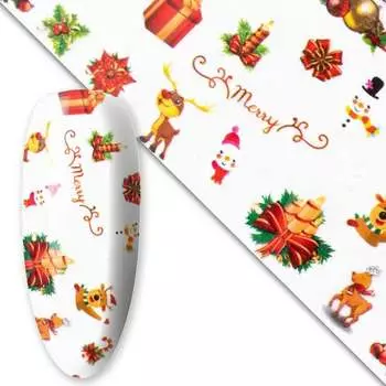 Трансферная фольга, Рождество 100 см №21 MollyLac, Molly Lac