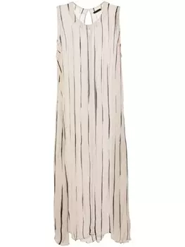 Transit фактурное платье миди, серый