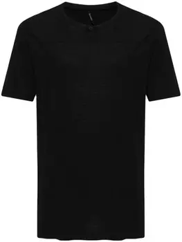 Transit футболка с декоративной строчкой, черный