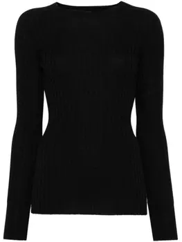 Transit топ в рубчик, черный