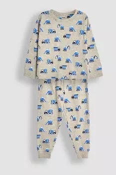 Транспортная трикотажная пижама Jojo Maman Bb, серый