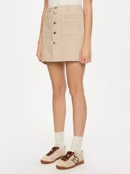 Трапециевидная юбка стандартного кроя Jdy, коричневый