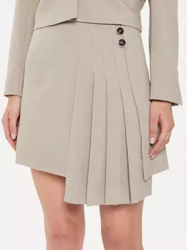 Трапециевидная юбка стандартного кроя Karen By Simonsen, серый