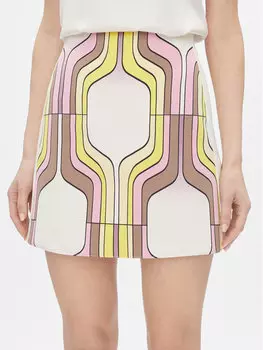 Трапециевидная юбка стандартного кроя Marella, мультиколор