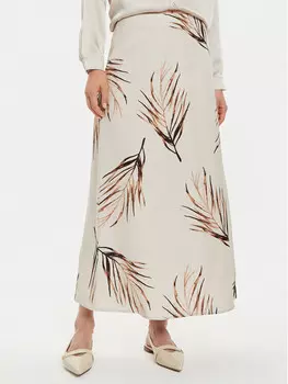 Трапециевидная юбка стандартного кроя Tatuum, бежевый