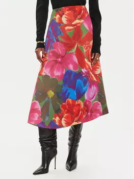 Трапециевидная юбка стандартного кроя Ted Baker, мультиколор