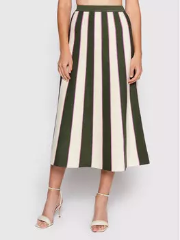 Трапециевидная юбка стандартного кроя Victoria Victoria Beckham, мультиколор