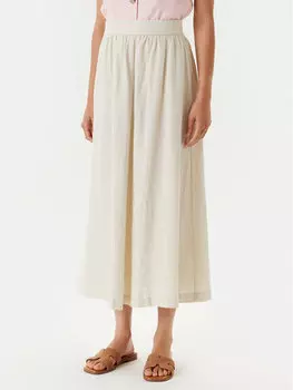 Трапециевидная юбка стандартный крой 4AGHD004L United Colors Of Benetton, бежевый