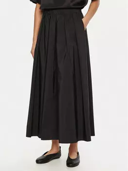 Трапециевидная юбка стандартный крой Curvato 2515101011 Weekend Max Mara, черный