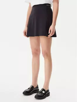 Трапециевидная юбка стандартный крой Logo Milano J20J225333 Calvin Klein Jeans, черный