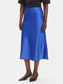Трапециевидная юбка стандартный крой Pella 26030737 Yas, синий
