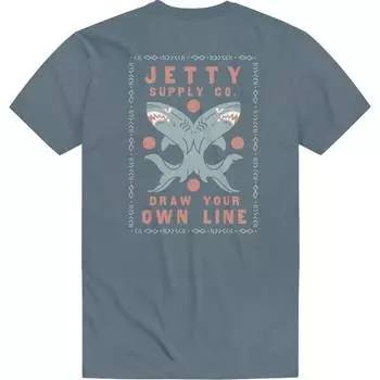 Трэш-футболка Jetty, синий