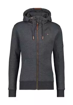 TrasherAK Толстовка с капюшоном ALIFE AND KICKIN, цвет Moonless Melange