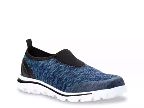 TravelActive Slip-On Walking Shoe - женские Propet, Dark Blue/Black