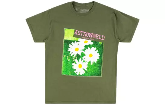 Travis Scott Футболка унисекс с Трэвисом Скоттом, Зеленый