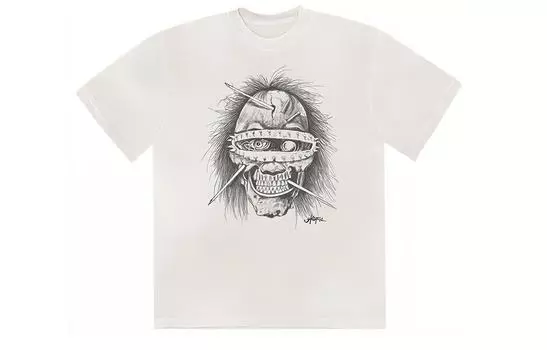 Travis Scott Футболка унисекс с Трэвисом Скоттом, Белый