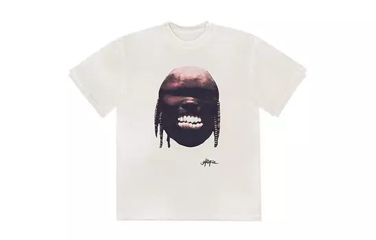 Travis Scott Футболка унисекс с Трэвисом Скоттом, Белый