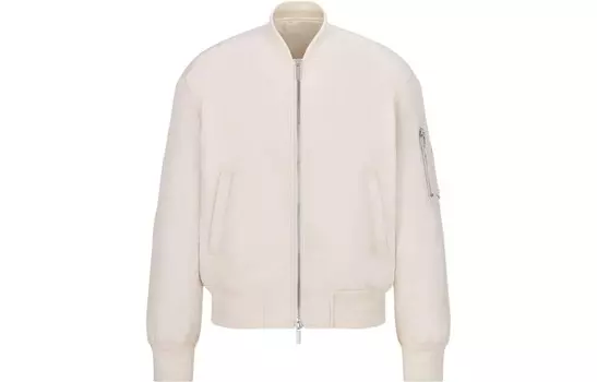 Travis Scott Quarterly Новые продукты Куртка мужская Off White Dior, кремовый