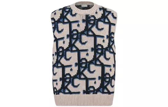 Travis Scott Quarterly Новые продукты Жилет мужской бежевый Dior, бежевый