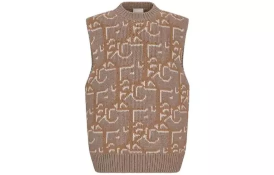 Travis Scott X жилет мужской коричневый Dior, коричневый