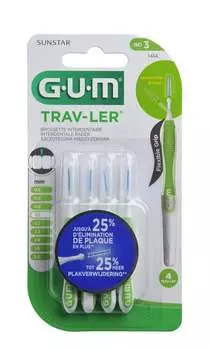 Трав-Лер, Межзубная щетка, 1,1 мм, 4 шт. Sunstar Gum